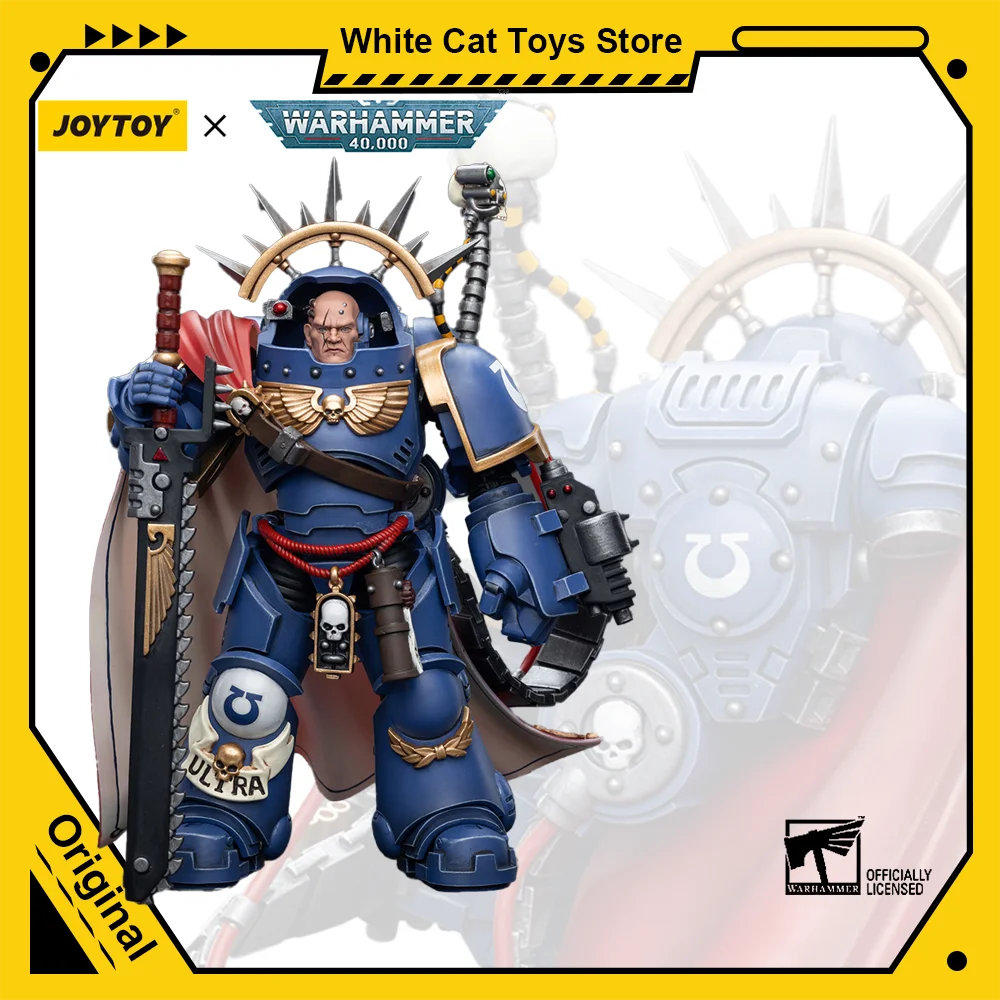 

[Pre-Sale]JOYTOY Warhammer 40K 1/18 Action Figure Ultramarines Captain in Gravis Armour Anime Military Model Collection Toy Gift