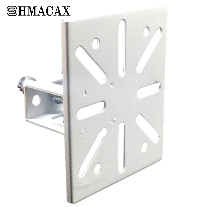 

1Pc Universal Vertical Pole Mount Adapter With Screws Fixing, Wall Mounting Bracket For CCTV Security Camera