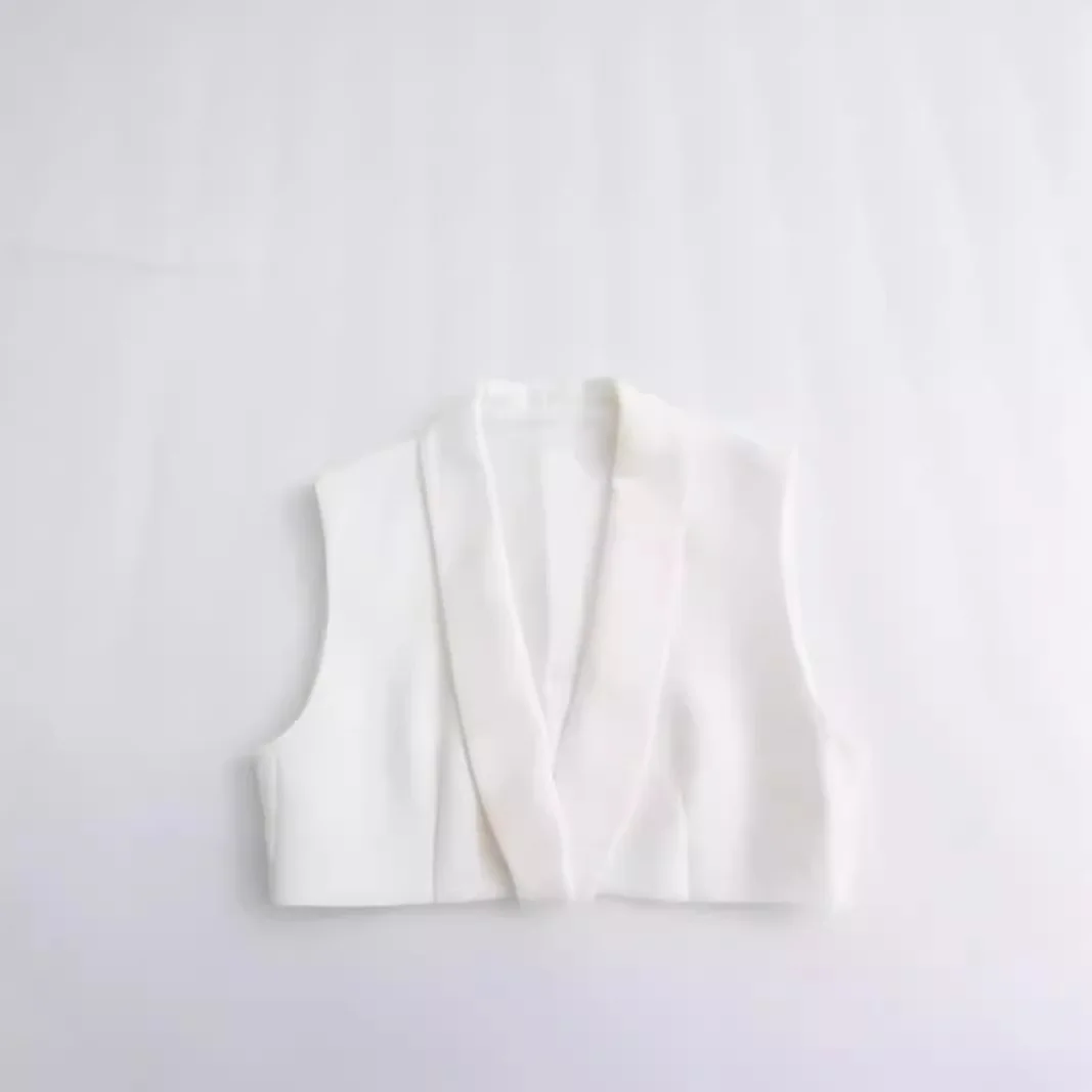 2024 Europe and the United States summer new female temperament with belt dress sleeveless vest vest