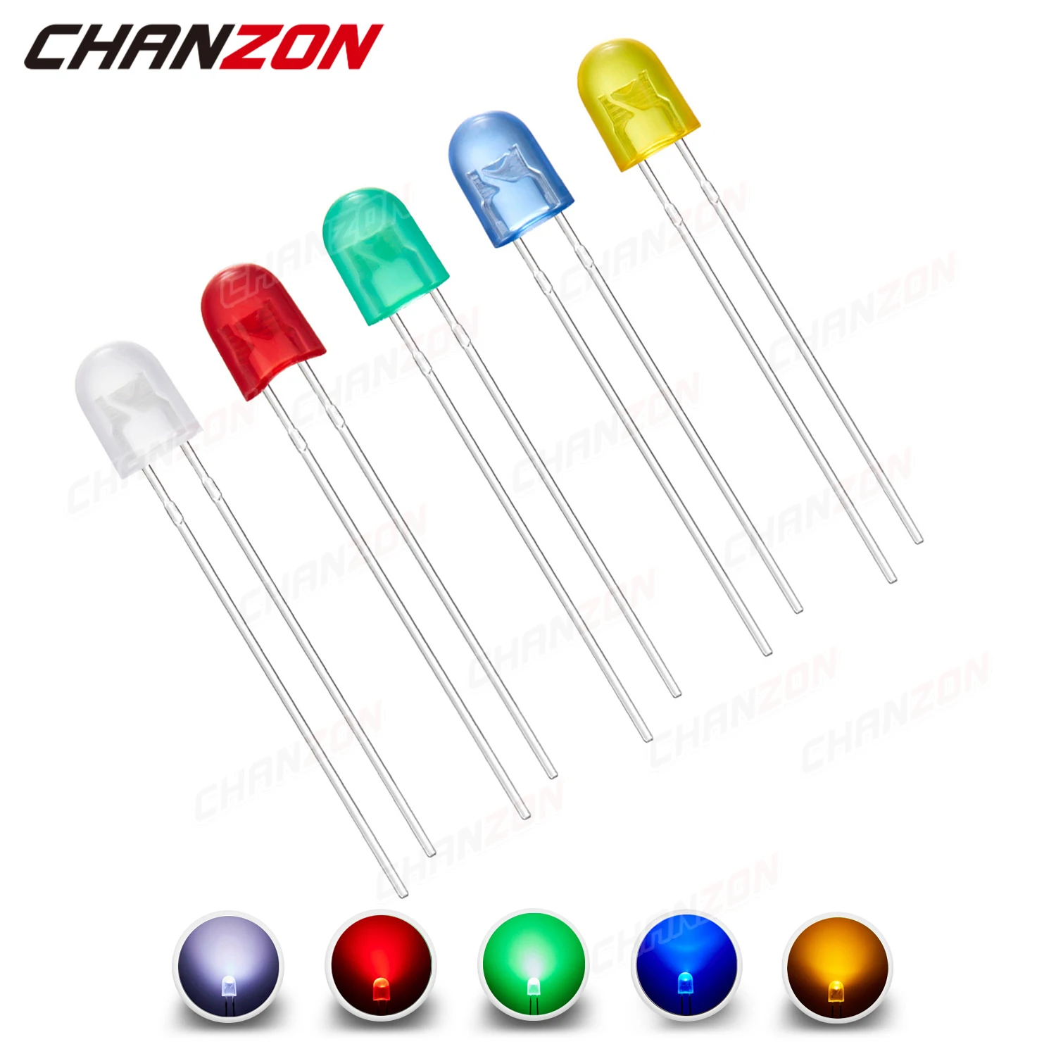 100 قطعة 5 مللي متر البيضاوي LED ديود 546 أبيض أحمر أخضر أزرق أصفر 2 فولت 3 فولت 20mA 5x4x6mm منتشر زاوية واسعة لتقوم بها بنفسك أضواء الباعثة للضوء المصباح الكهربي