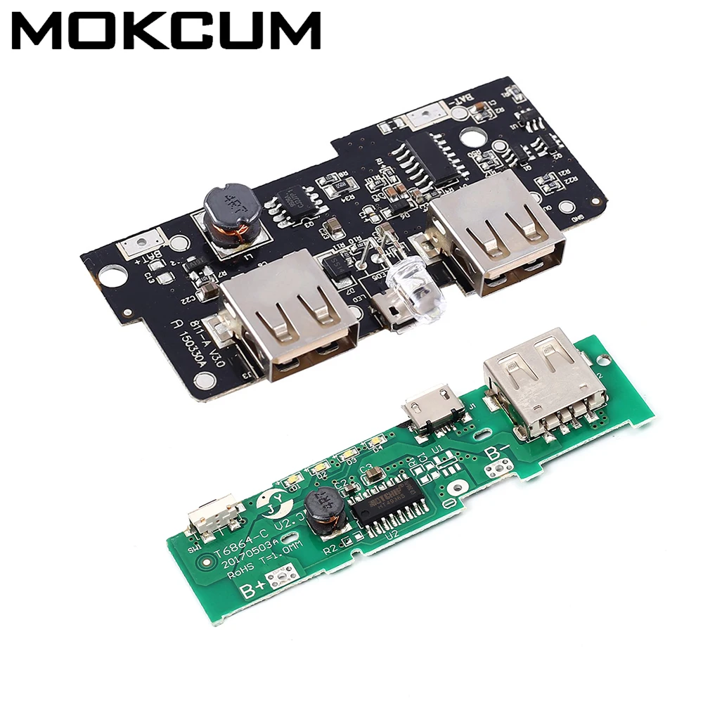 5V 2.1A Power Bank Printplaat Pcb Power Charger Module Step Up Boost Power Supply Module Diy 18650 Batterij voor Xiaomi