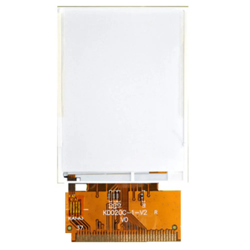 Dispositivo de inspeção de interface lcd 176x220 mcu, 2 polegadas, display de alto brilho, controlador 530nits, toque st7775r para personalização