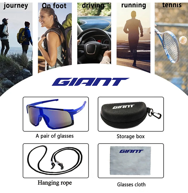 نظارات شمسية عملاقة لركوب الدراجات للنساء والرجال لمسافات طويلة مضادة للضباب، نظارات ركوب الدراجات الجبلية على الطرق، صندوق عدسات خارجي #5
