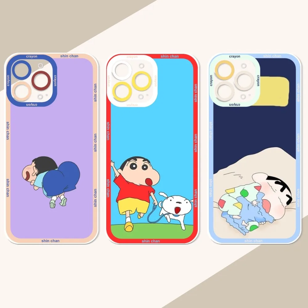 Cute C-crayon S-shin-chan-csc Phone Case For IPhone 12 11 13 14 Pro Max XR XS Max X SE2020 7 8 Plus Case