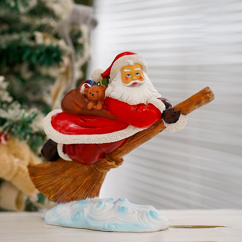 

Creative Magic Santa Claus Doll Home Decor Decoration Christmas Party Decoration Resin Crafts