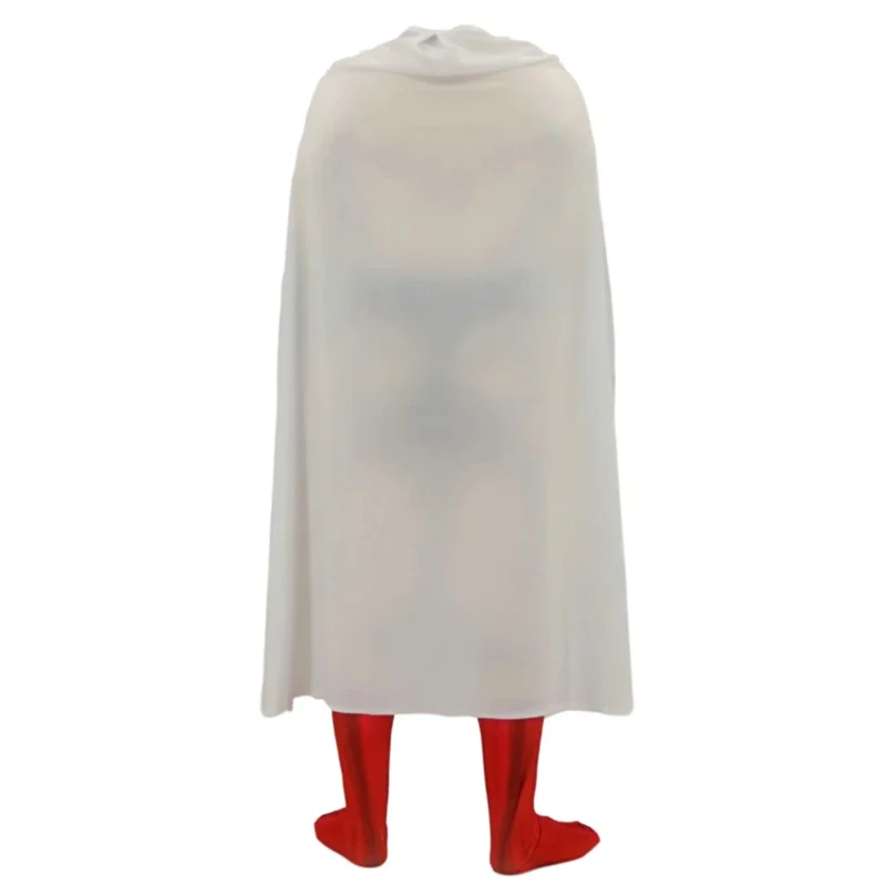 Costume de Cosplay Saitama pour Hommes et Garçons, Combinaison d'Halloween, Tenues avec Cape Everak, Ensemble Complet pour Enfants et Adultes