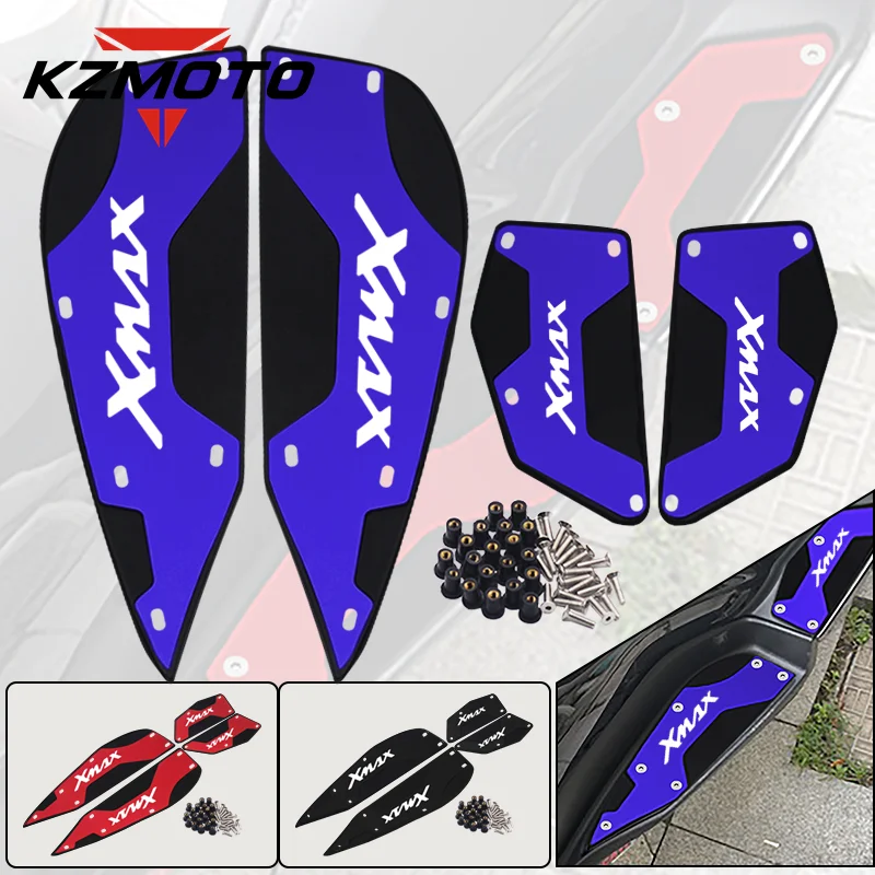 NEW For XMAX250 XMAX300 XMAX 400 X-MAX 125 X-MAX 2017-2021 Motorcycle CNC Scooter Footrest Footboard Step Foot Plate Accessories