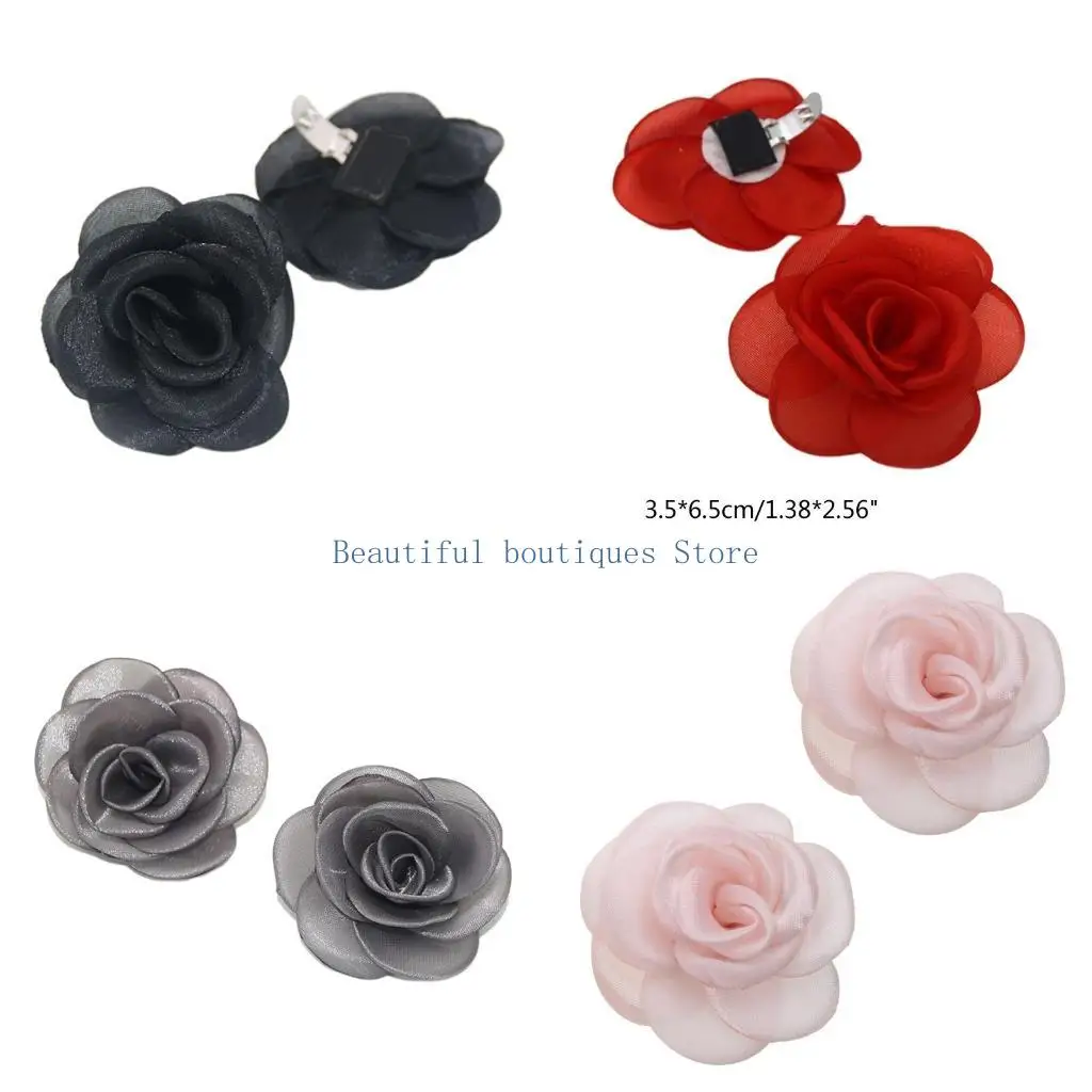 

U4LF 1 Пара цветочных обуви розовые цветочные туфли.