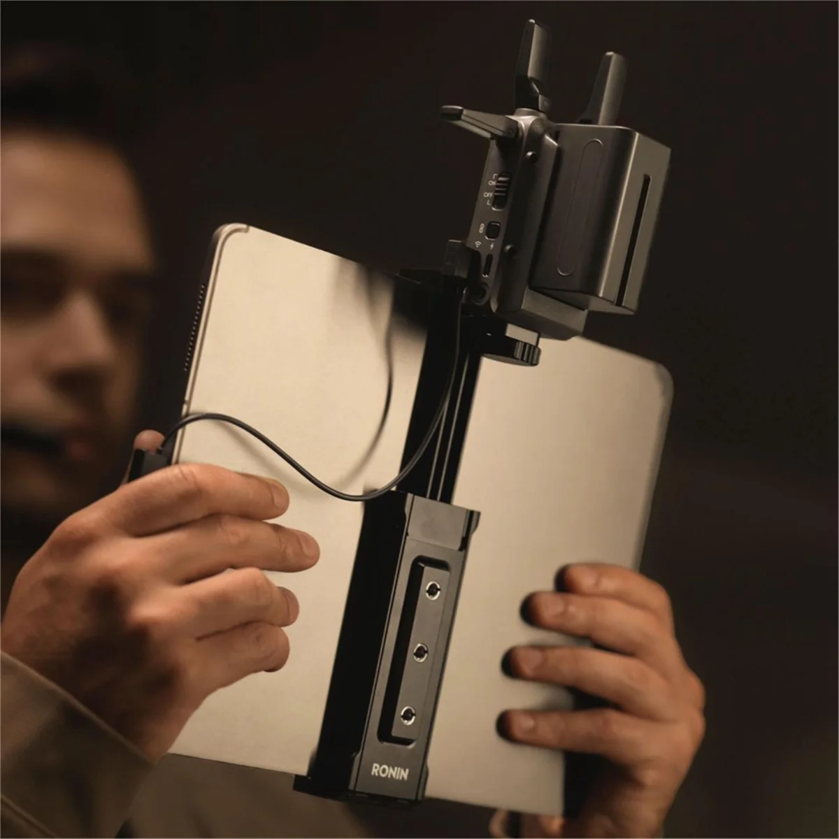 BFYLW Cubierta de soporte para tableta para DJI SDR Kit de soporte para tableta de mapeo para accesorios de receptor de mapeo DJI SDR