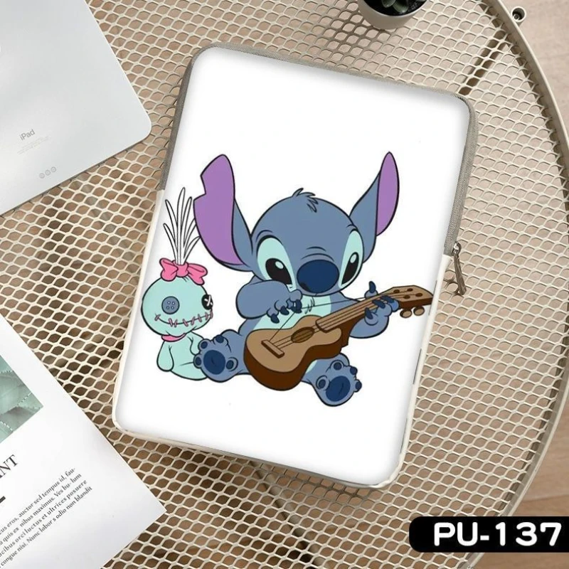 

Disney Anime Peripheral Stitch Lenovo Apple Huawei Matebook Laptop Bag 10 12 13 14 15 inch Waterproof Storage Bag Student Gift