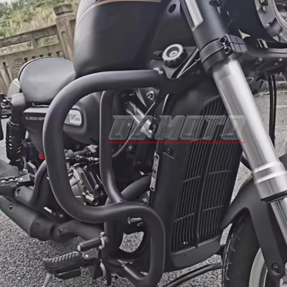 FOR QJMOTOR QJ Flash 300 SRV300 Motorcycle Modified Bumper Front Guard Bar Anti-Fall Bar