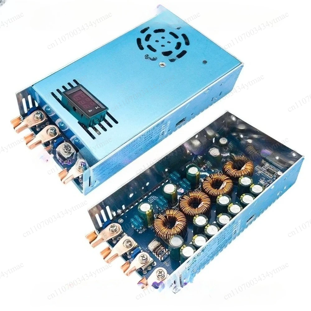 2000W 100A DC-DC Boost Converter CC CV Step Up Power Supply 12-60V to 15-80V Voltage Regulator With Digital Voltmeter
