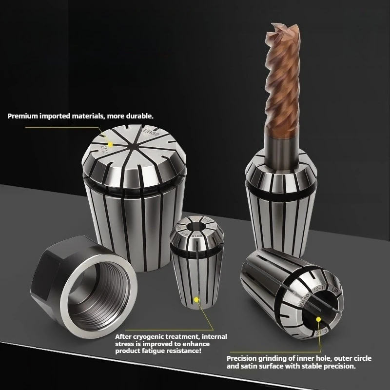 Er pinça er11 er16 er20 er25 er32 er40 pinça mandril máquina de gravura eixo fresa cnc torno ferramenta broca pinças mandril