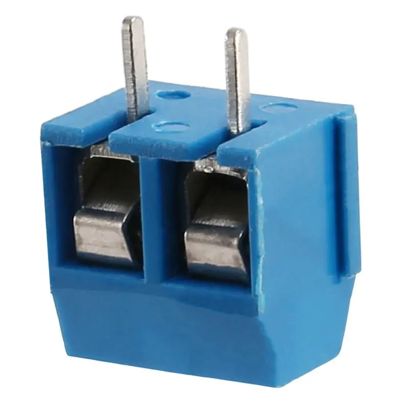 DT17 2-Pin Screw Terminal Block Connector 5.08mm Pitch Panel PCB Mount 300V 16A Blue 80Pcs