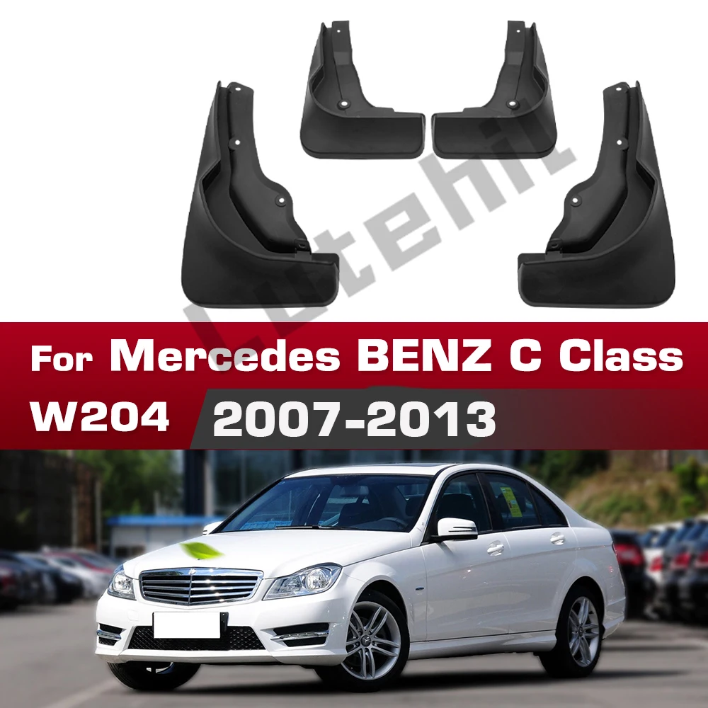 

Для Mercedes-Benz C-Class W204 2007-2013 (2009, 2010, 2011, 2012) — Брызговики, защита от грязи, автомобильные аксессуары