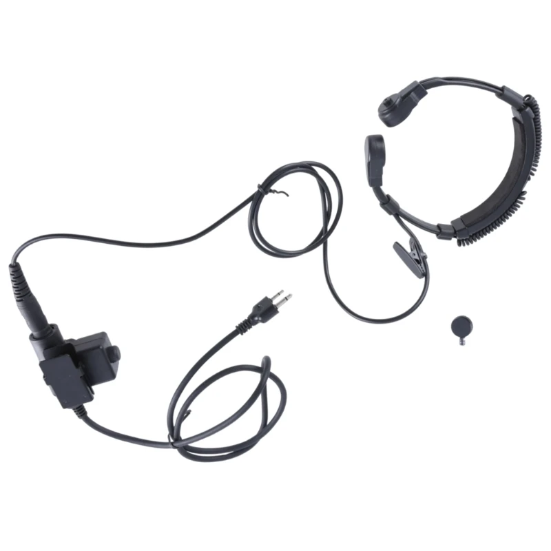 Air Tube Throat Vibration Mic Headsets Acoustics Tube Earpiece For IC-F4TR