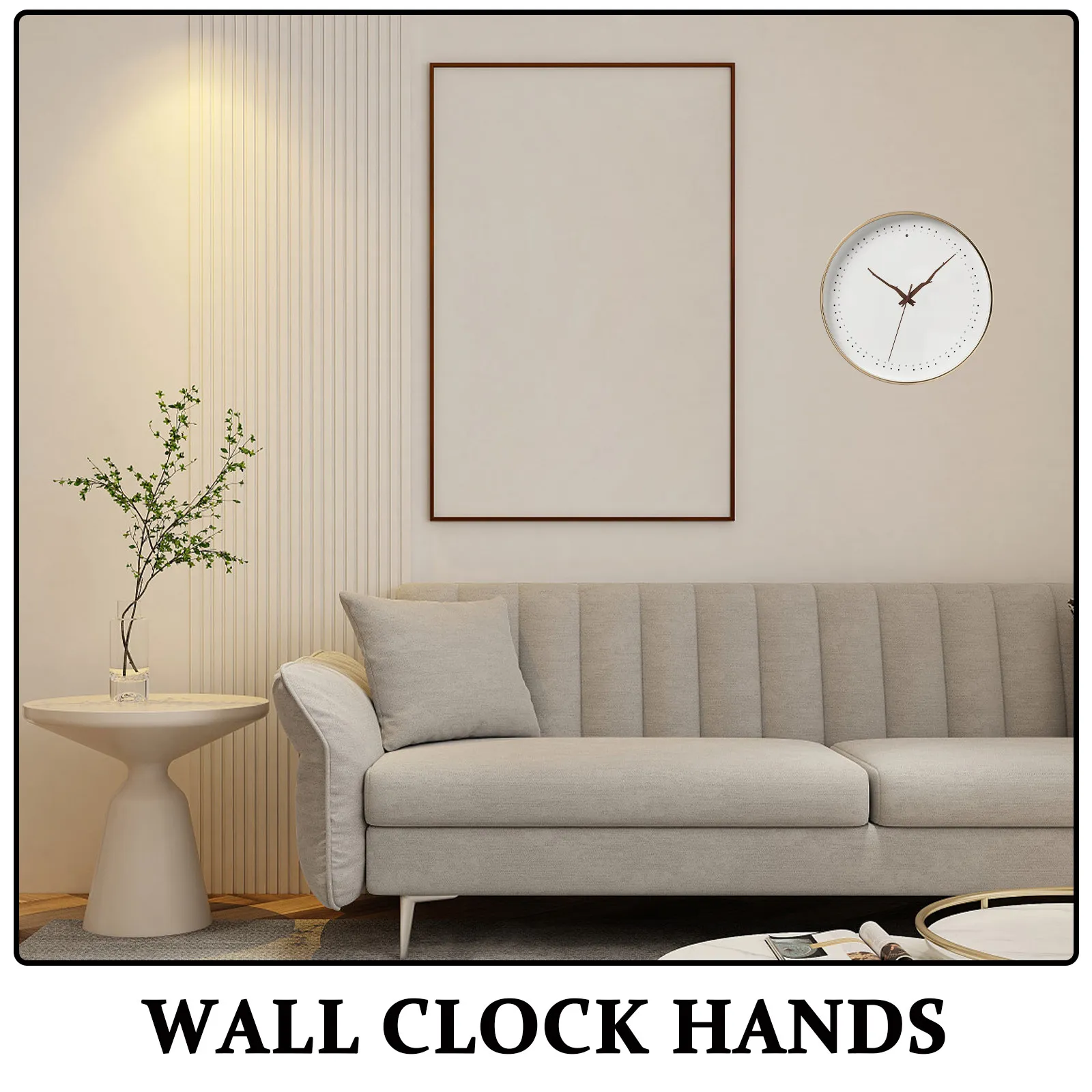 5Sets Wooden Clock Hands Excellent Durability Simple Installation Exquisite Design for DIY Wall Clock Repair Replacement