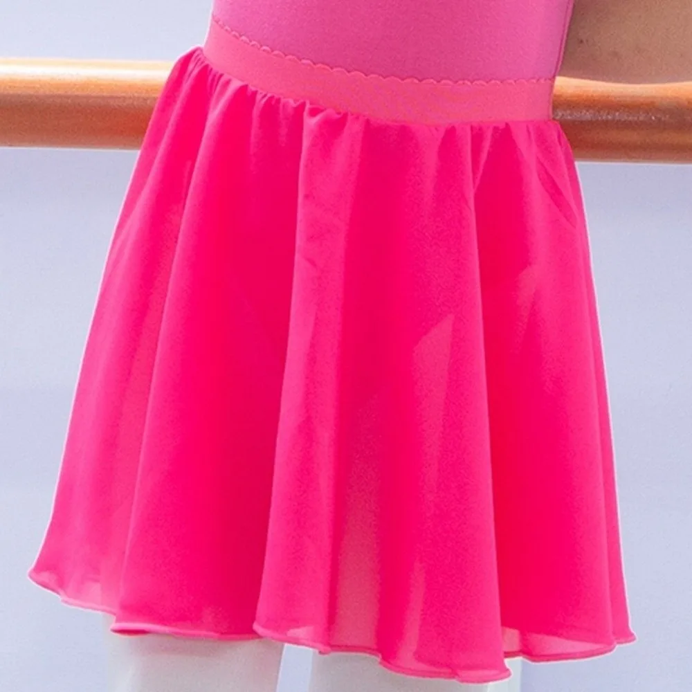 

Dance Wear Elastics Waist Ballet Skirt Professional Chiffon Ballet Dress Short Ballerina Outfits Dance Supplies