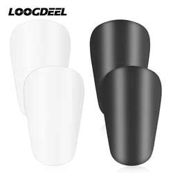 Loogdeel 1 Pair Mini Soccer Shin Guards Small Football Shin Pads Protective Equipment for Women Men,Calf Protective Gear Shin