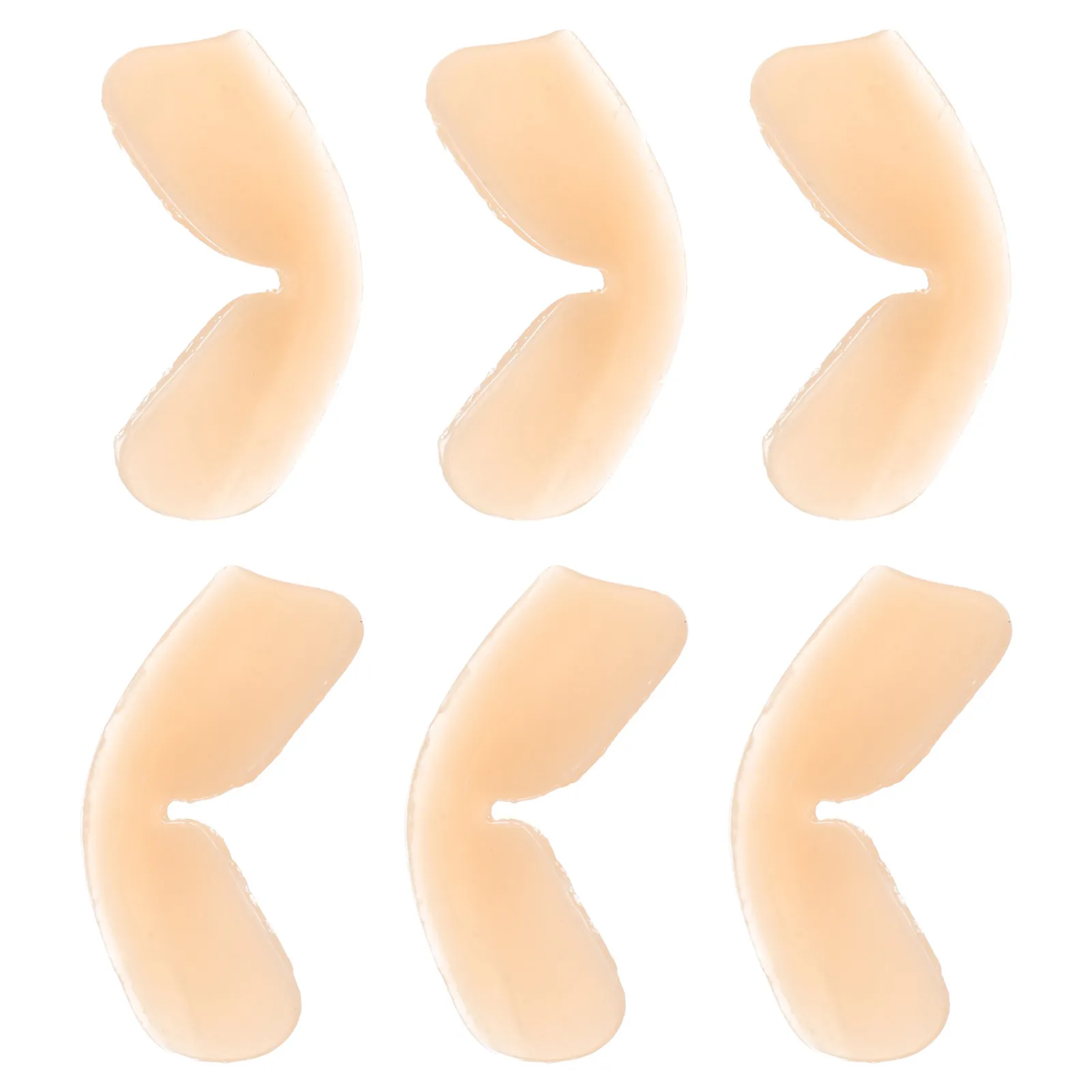 6Pairs Elf Ear Invisible Tape Matte Finish Ear Correction Patch Comfortable Adhesive Support for Heavy Earrings Daily Wear
