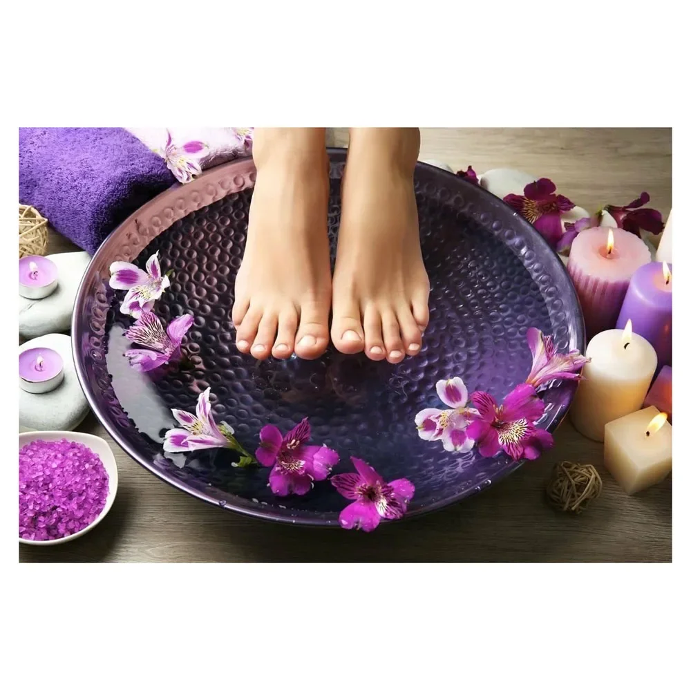 Foot Spa Yoga Massage Nail Manicure Beauty Salon Posters Picture Canvas Wall Art Home Decor Paintings for Living Room Decoration