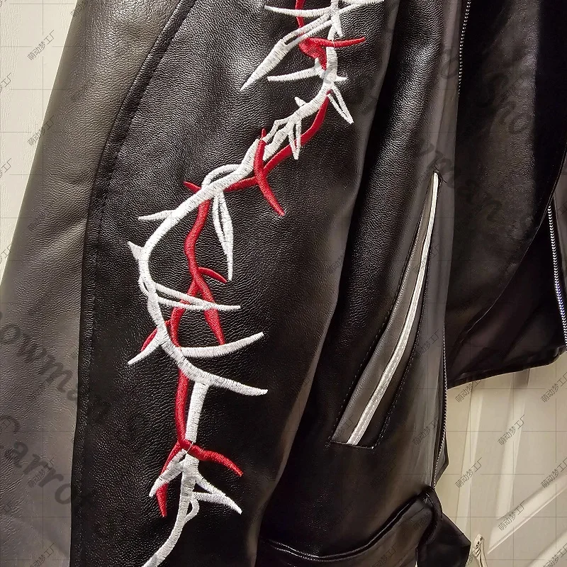 فستان Love and Deepspace Sylus Cospaly معطف أنيمي سترة ملابس زي سترة جلدية خارجية هدية كرتونية