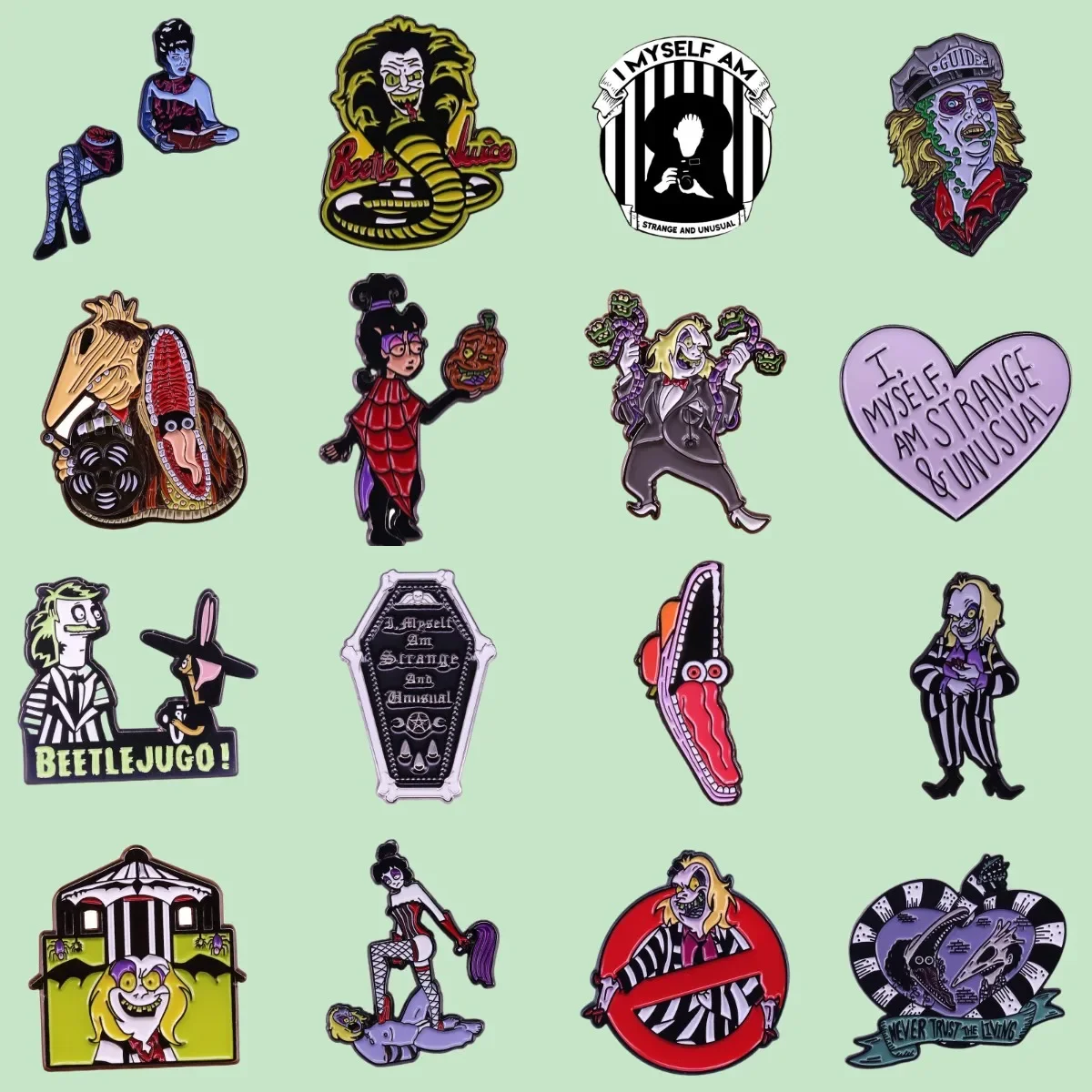 Superior Quality Horror Movies Enamel Pins Metal Collect Lapel Badges Backpack Fashion Halloween Jewelry Gifts Friends Wholesale