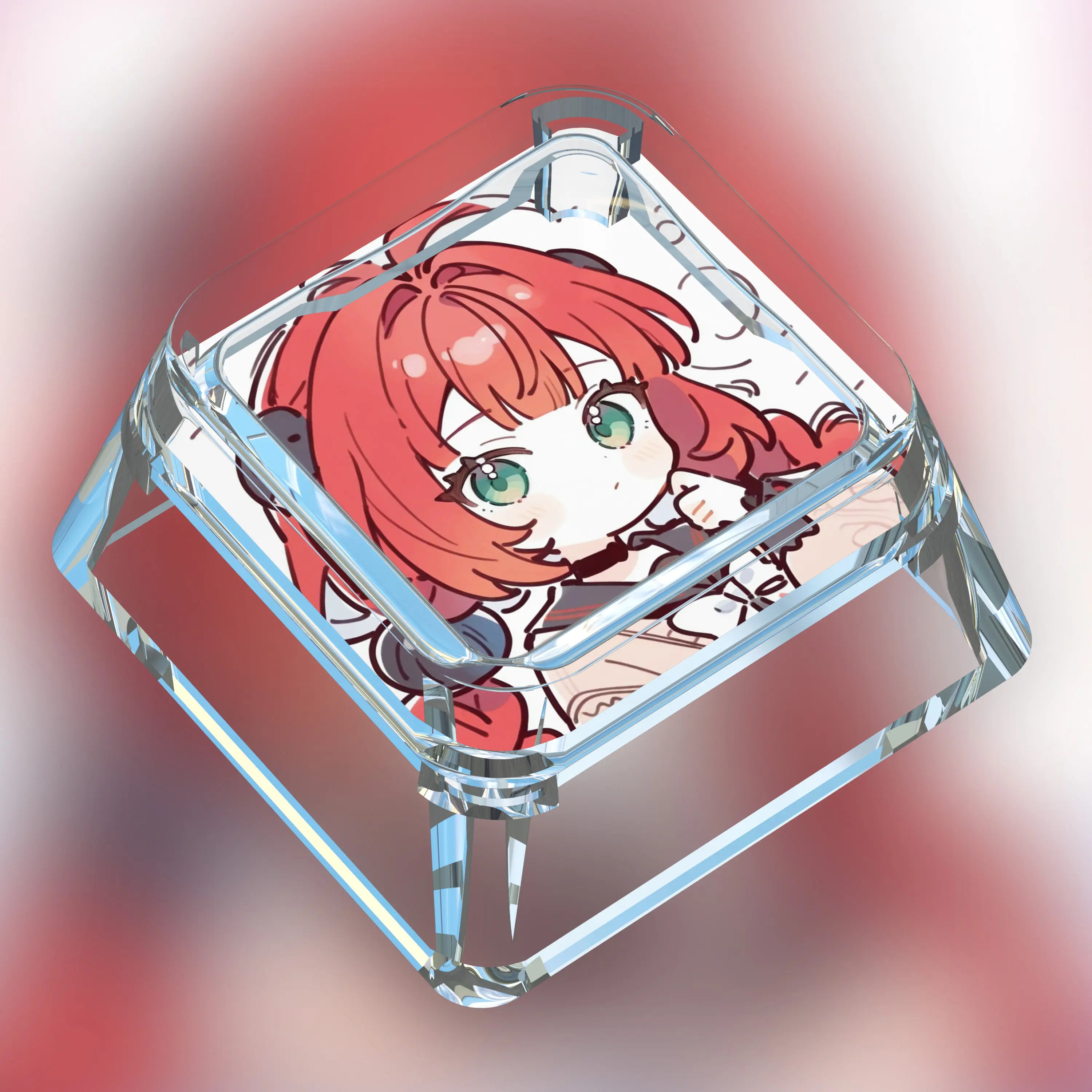 Diy Zenless Zone Zero Ukinami Yuzuha Mechanical Keyboard Keycaps Cross-Axis Mechanical Keyboard Pc Personalized Keycaps