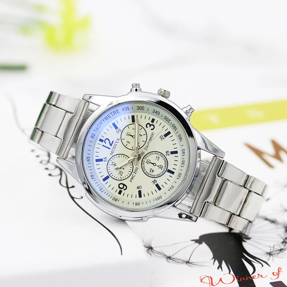 Stainless Steel Sport Quartz Hour Wrist Analog Watch Man Watch Quartz Watch Alloy Quartz Watch reloj hombre montre homme