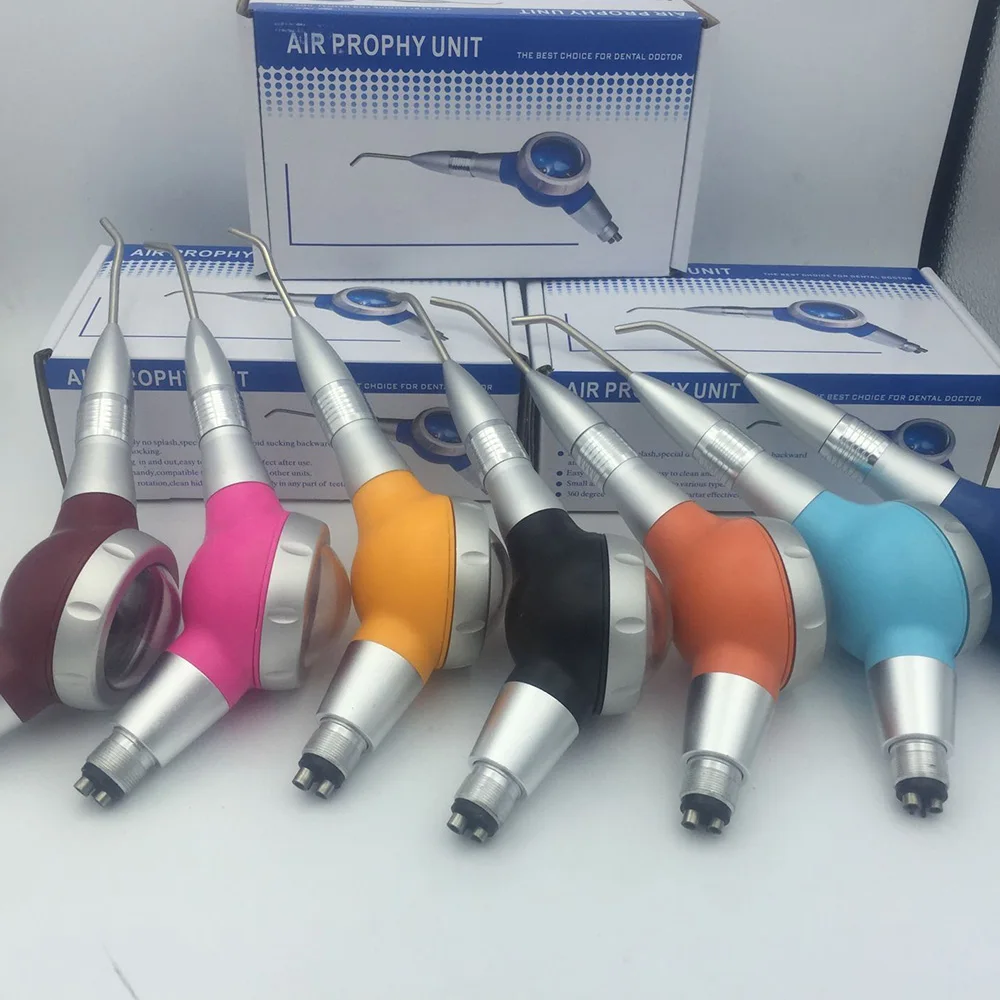 New Colorful Jet Plastic teeth whitening Dental sander air polisher unit B2 or M4 Air prophy unit