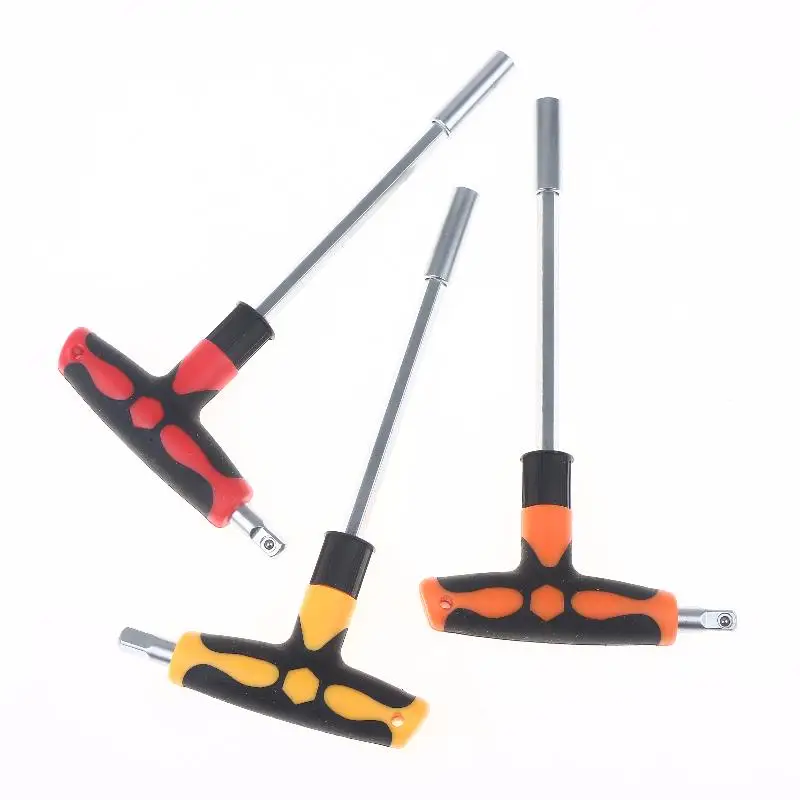 Hot T-shaped Cross Multi Purpose T-shaped Cross Handle Adapter Socket Hexagonal Plum Head Screwdriver Set