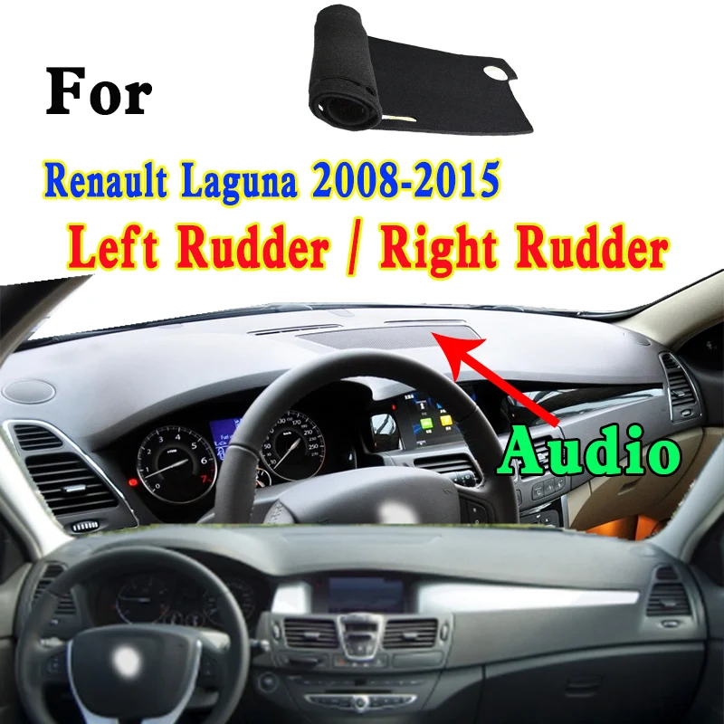 

For 2008-2015 Renault Laguna DT Car-Styling Dashmat Dashboard Cover Instrument Panel Insulation Sunscreen Protective Pad