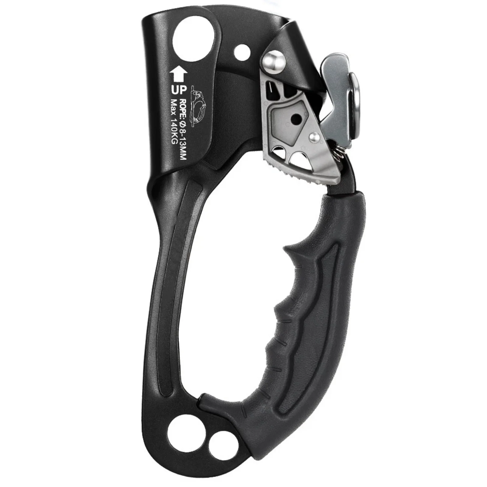 Outdoor Rock Climbing Hand Ascender Ascend Device Mountaineer Handle Ascender Right Hand Climbing Rope Tool For 8-13mm Gear Rope