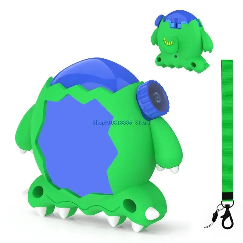  Soft Silicone Protector Case with Fun Dinosaur Design Suitable for Pet Game Device