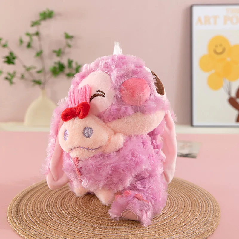 ディズニー スティッチ ぬいぐるみ スティッチジュニア 桜色 可愛いぬいぐるみ 完璧な子供の誕生日プレゼント 35/45/60/70cm