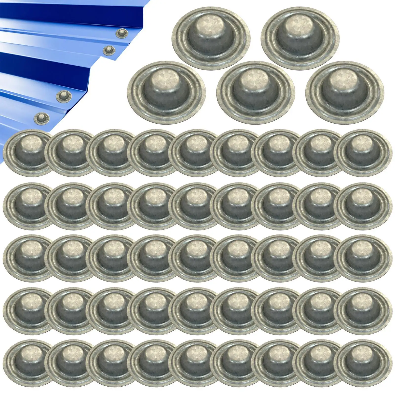 50pcs Metal Screw Caps Bolt Cover Caps for Furniture Wood Upholstery Cabinets Outdoor Painting Shutters