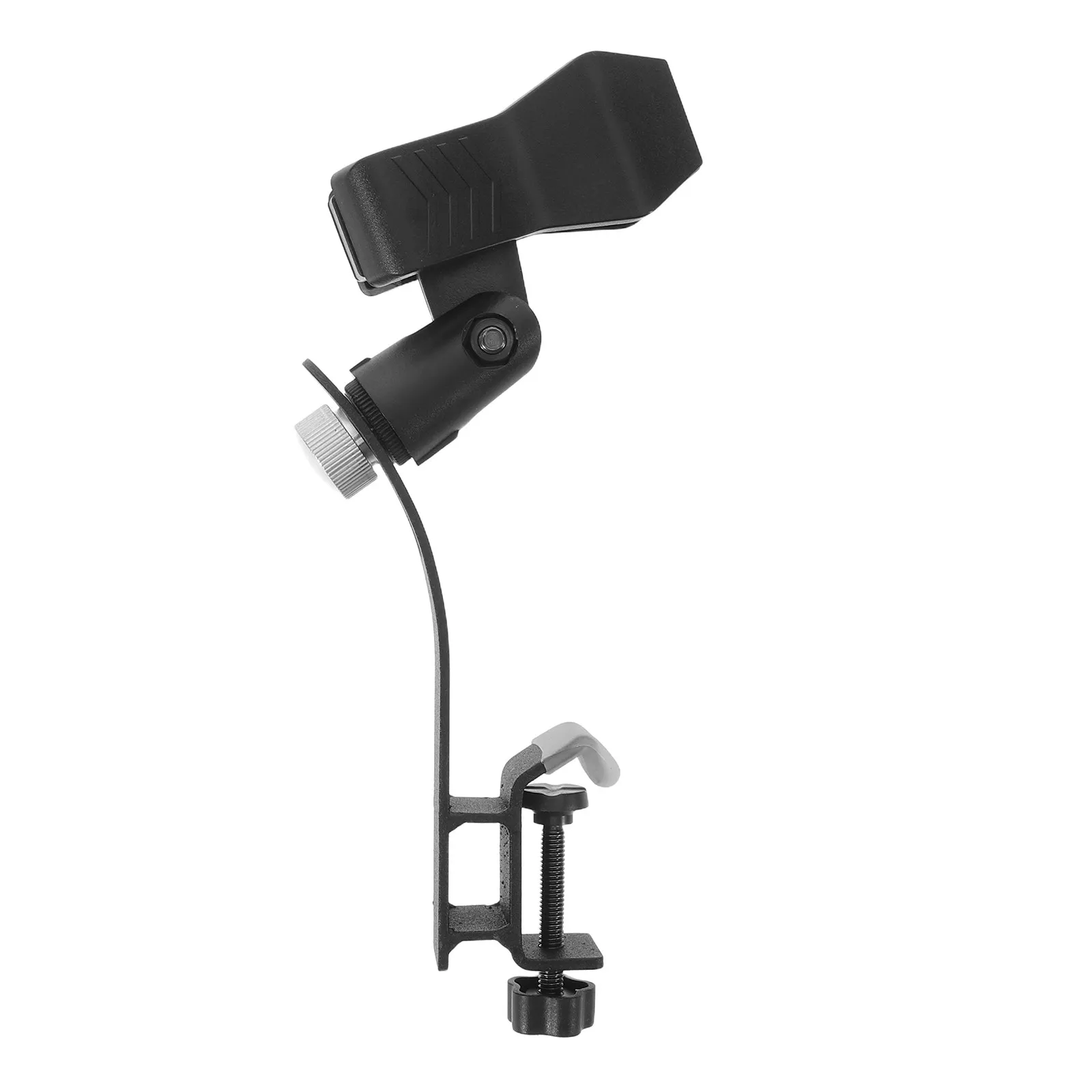 

1Set Saxophone Microphone Clip Bracket Sturdy Rust Resistant Instrument Mic Mount Clamp for Performance Rehearsal
