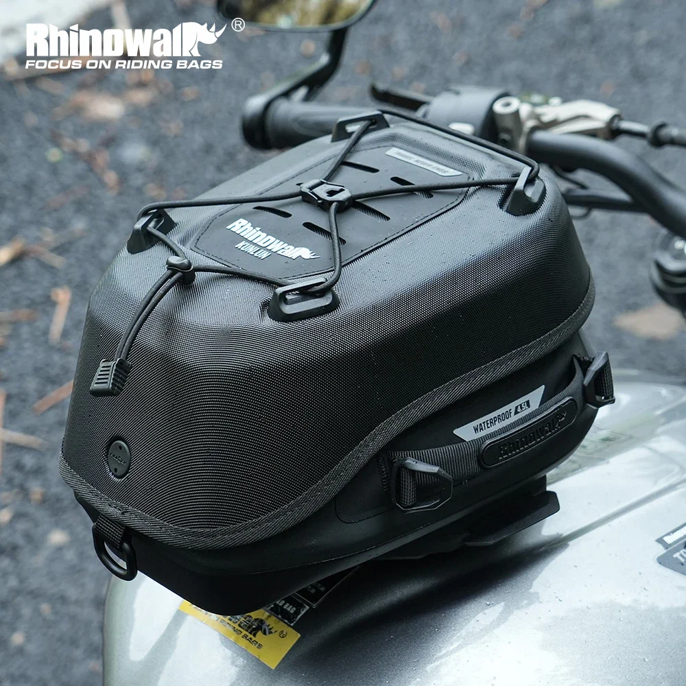 Rhinowalk Motorcycle Magnetic Fuel Tank Bag 4.5L Waterproof Quick Release Riding Storage For BMW Suzuki KTM CFMOTO HONDA DUCATI