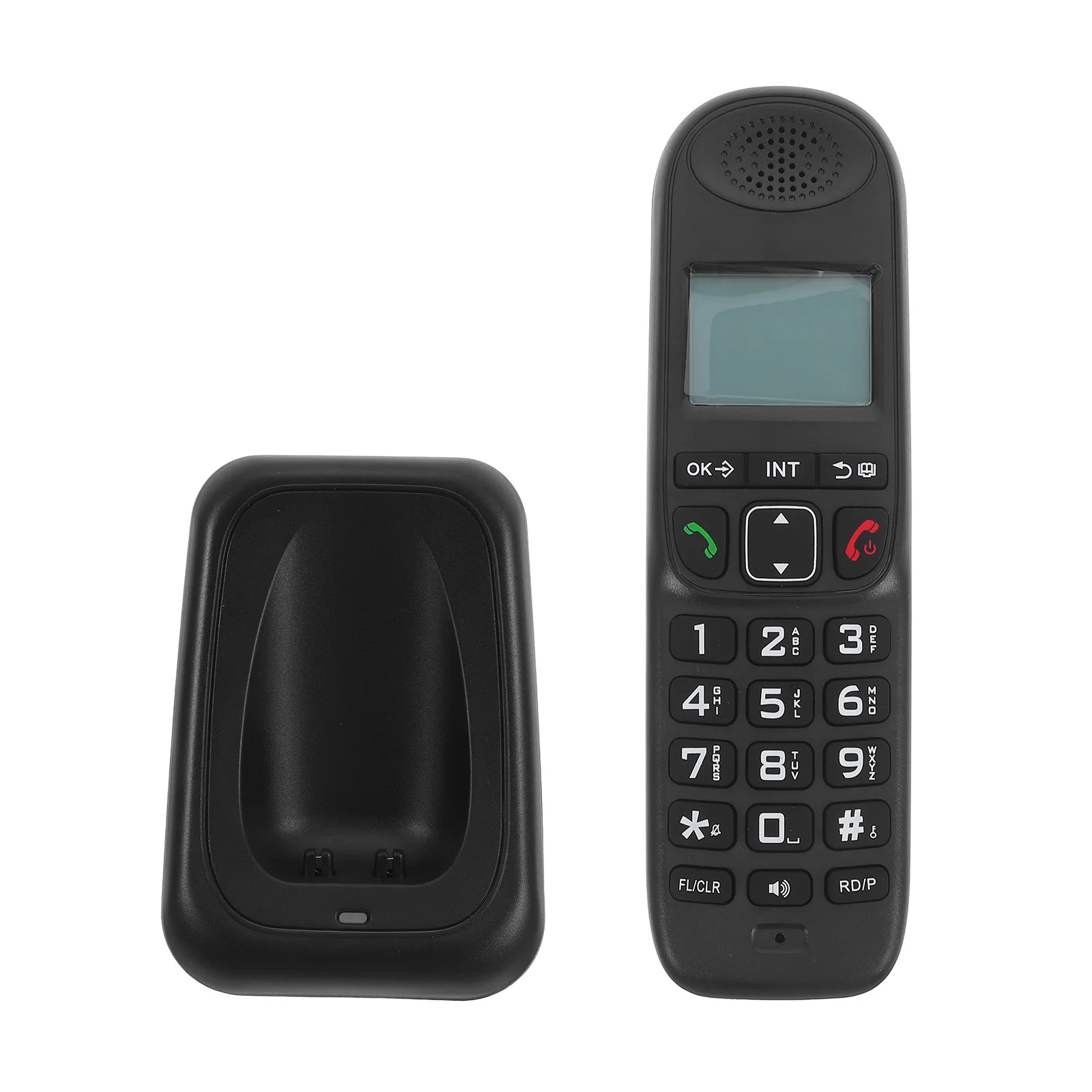 1 set 1 Set Cordless Phone Wireless For Office Home Business Clear Sound Large Lcd Display Big Button Handheld