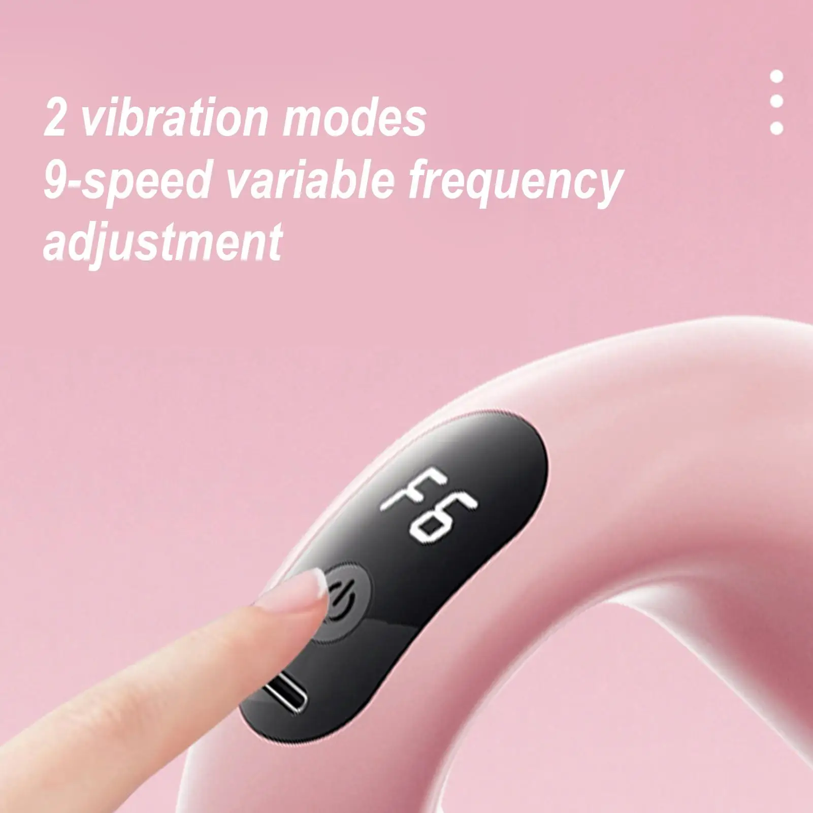 

Fascia Ring Electric Massager Adjustable Modes Quiet Muscle Relaxation Tool for Desk Break Yoga Gym After Running Post Workout