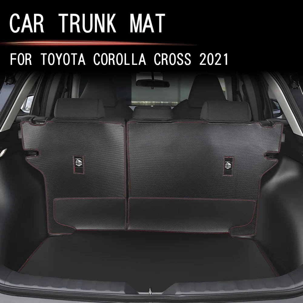 

For Toyota Corolla Cross 2022- 2025 Leather Trunk Mat Fully Enclosed Special Tailgate Mat Tailgate Protective Mat