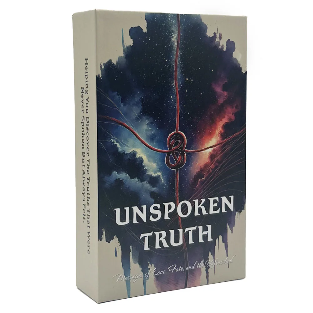 

54 карты Unspoken Prawda Oracle Helping You DisCover The Truths That Were Never Spoken But Always Фетровые карточные игры 12x7 см