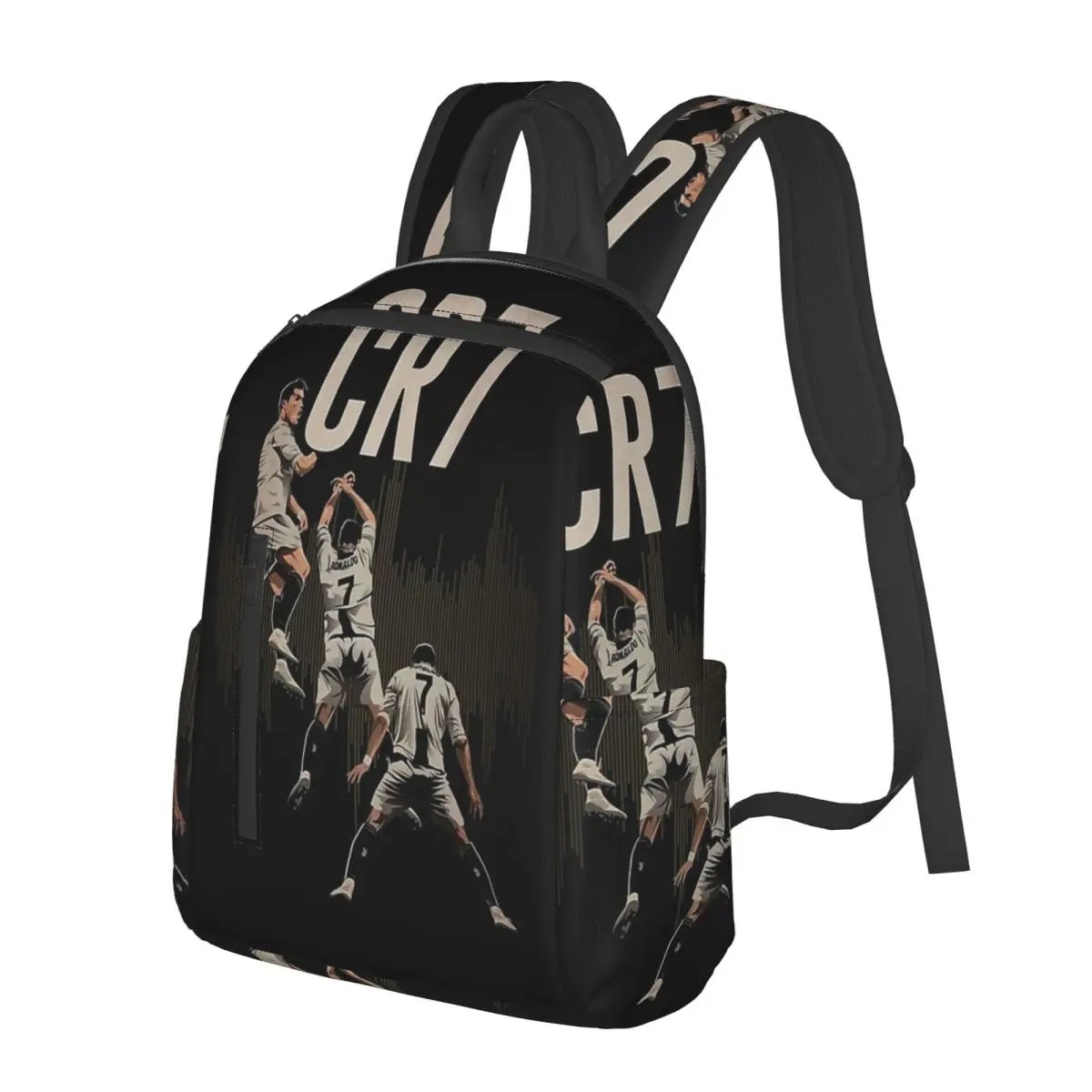 

CR7 Криштиану Роналду студенческий рюкзак школьная сумка походный дорожный рюкзак для мальчиков и девочек модная сумка для книг сумки на плечо