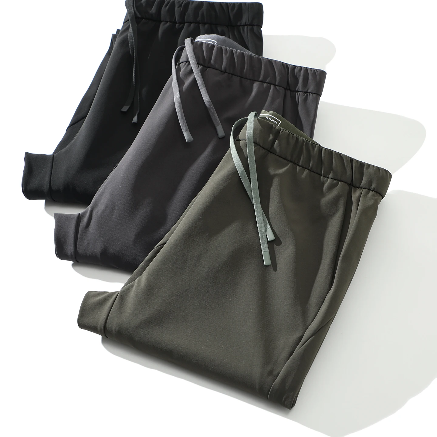 

3D Tailoring Windproof Waterproof Autumn Winter Men's Outdoor Color Versatile Elastic Waist Straight Leg Casual Pants