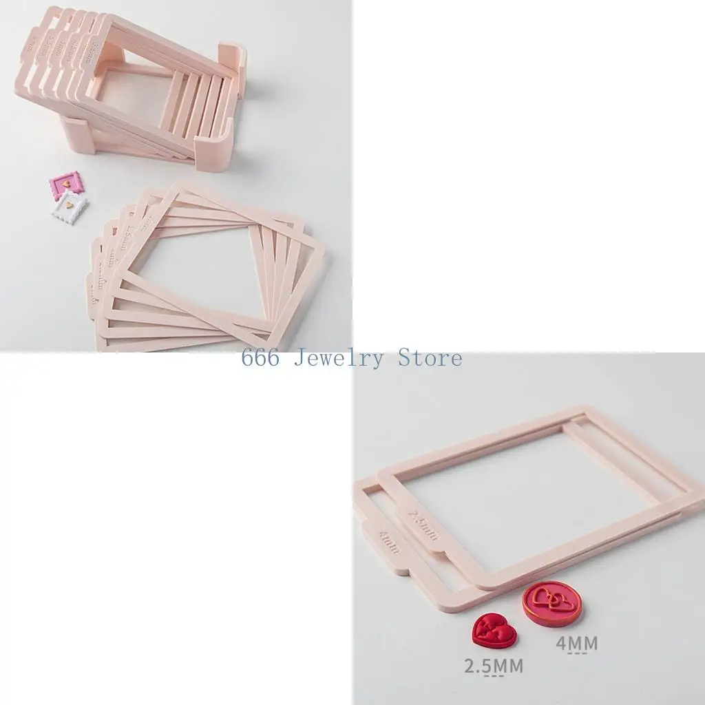 F2TD Sturdy Plastic Clay Flattening Mats For Handmade Creation
