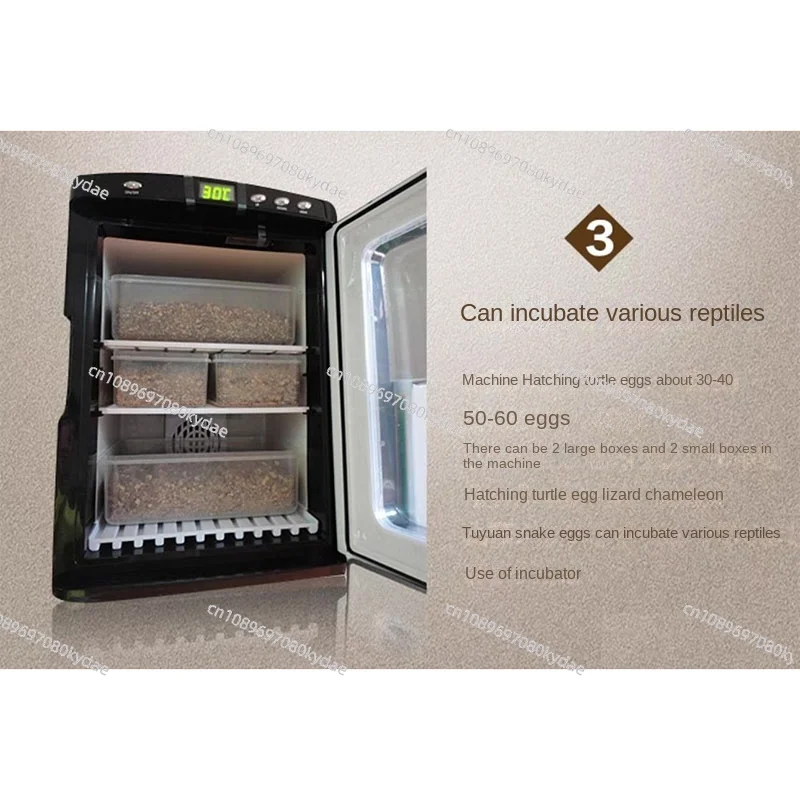 25Lデジタル爬虫類インキュベーター 5-60℃冷却加熱恒温ボックス 家庭用