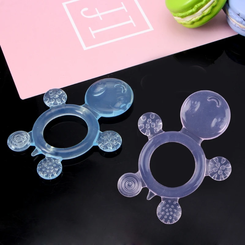 Tortoise Baby Soothing Teether BPA Free Silicone for Turtle Shape Chew Charms Baby Teething Toys for Turtle Teether Toy