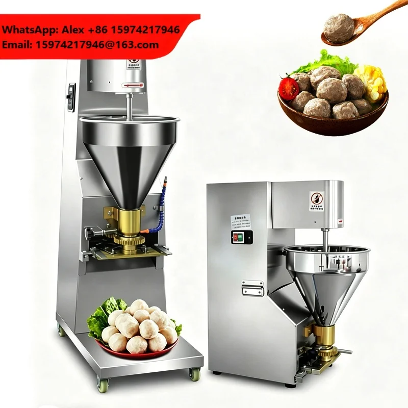 Automatic Electric Meatball Maker Machine Commercial Meatball Extruder Machine Meat Product Mini Meatball Making Machines