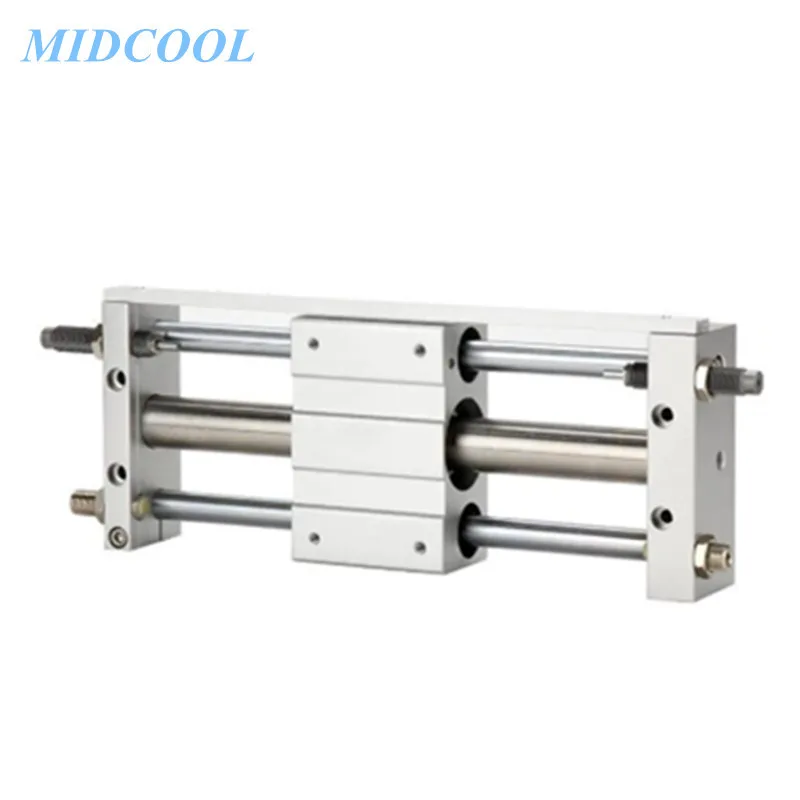 Magnetically Coupled Rodless Cylinder Slider Type Ball Bushing Bearing CY1L CY1L20H  Stroke 100 200 300 400 500 600 700 800mm