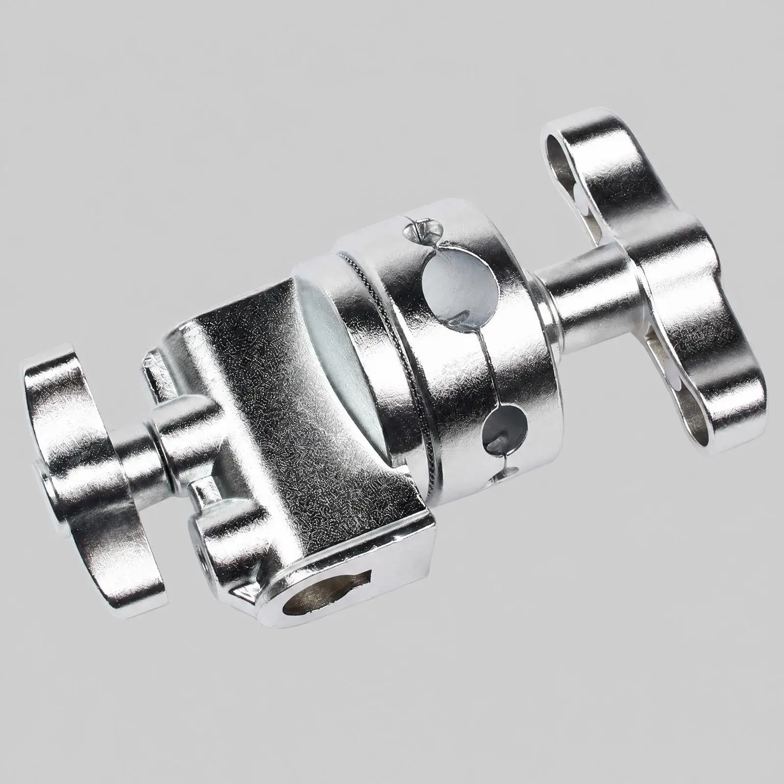 Aluminum Studio Photography Mounting Clamp All-Metal Studio Clamp with Rotating Joint Secure Hold Adjustable for Photographers